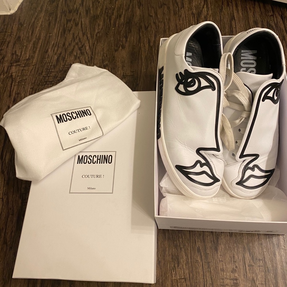 SOLD  Authentic Moschino Sneakers